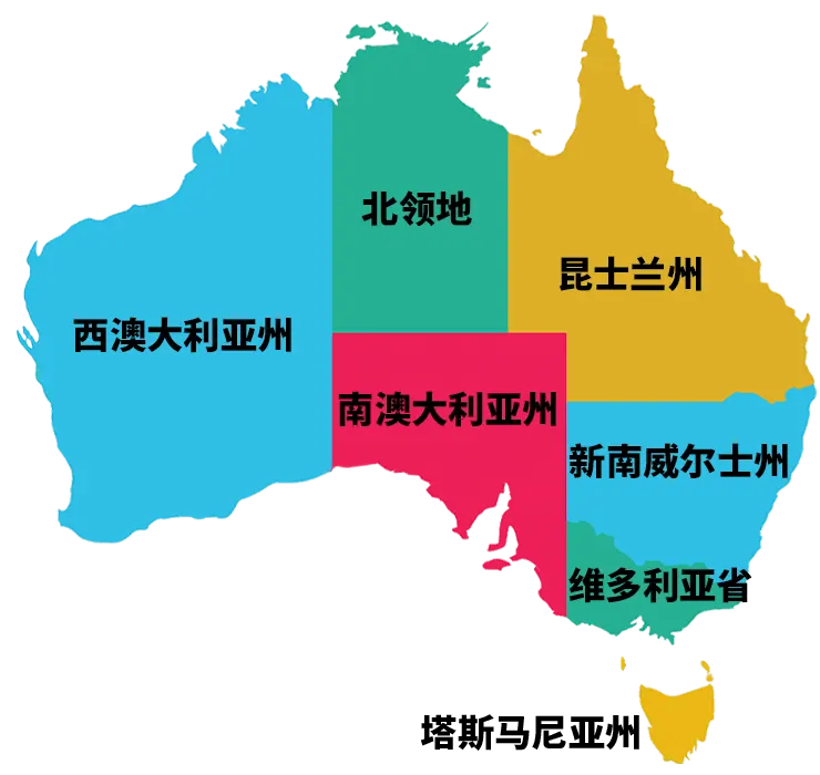 澳大利亞地圖