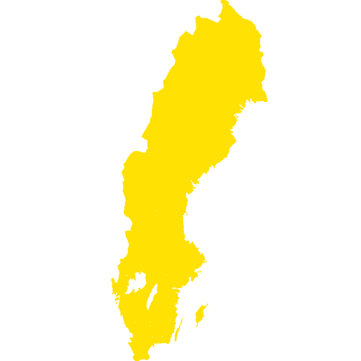 瑞典地圖