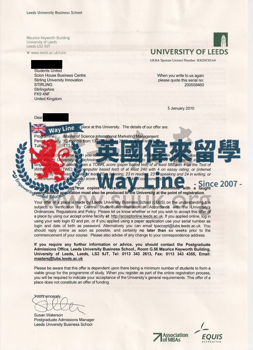 英國利茲大學國際市場營銷管理碩士