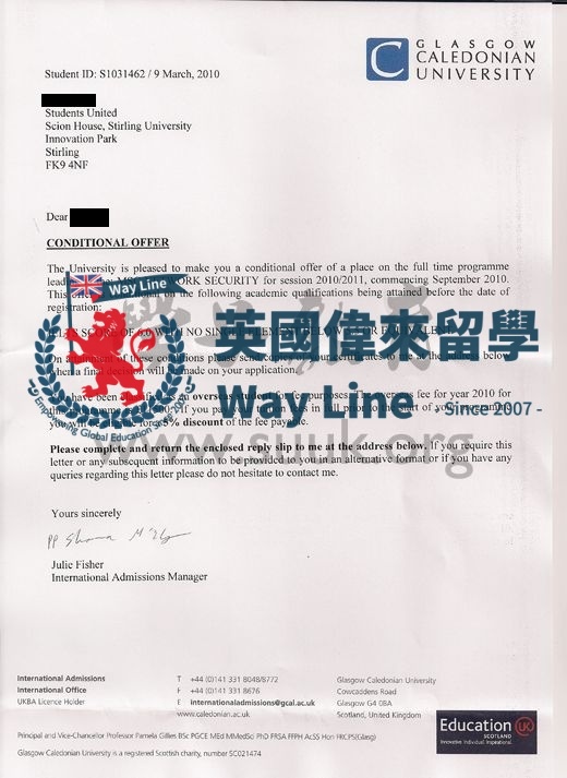 英國格拉斯哥卡利多尼亞大學網絡安全碩士