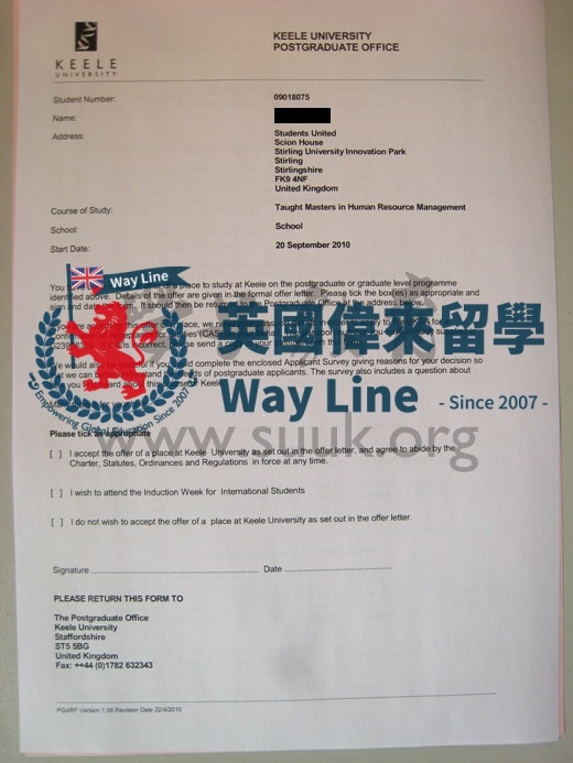 英國基爾大學人力資源管理碩士