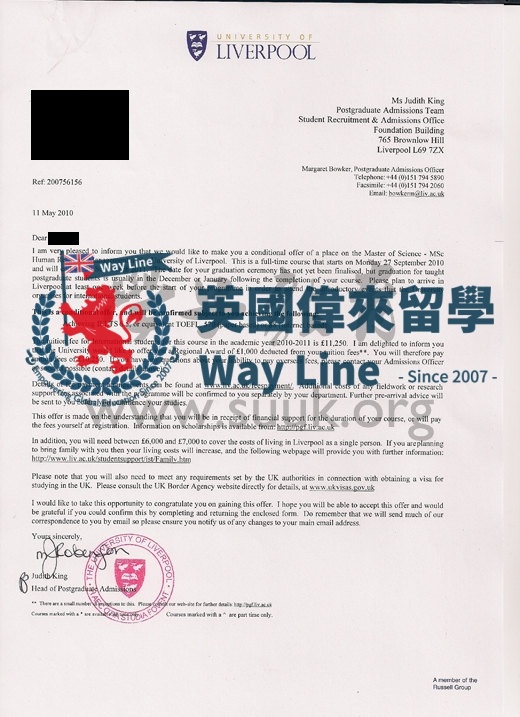 英國利物浦大學人力資源管理碩士