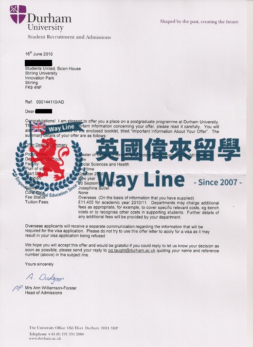 英國格拉斯哥大學國際商業法法學碩士