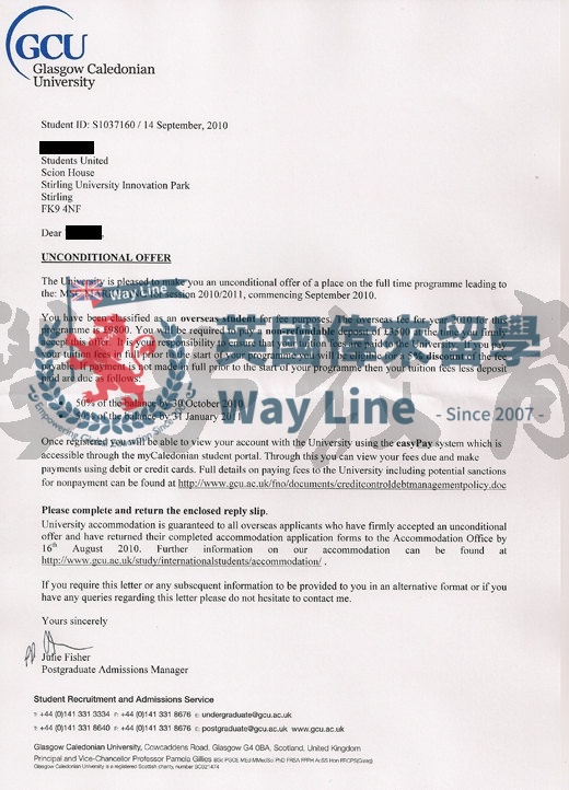 英國格拉斯哥卡里多尼亞大學市場營銷學碩士