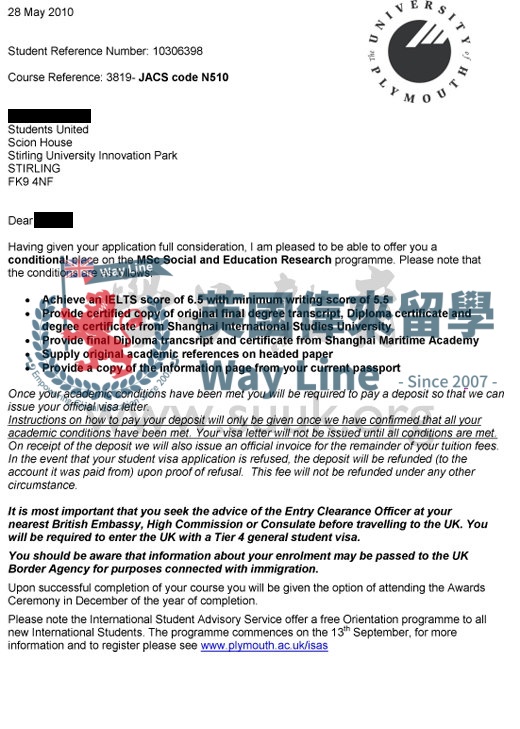 英國普利茅斯大學社會及教育研究學碩士