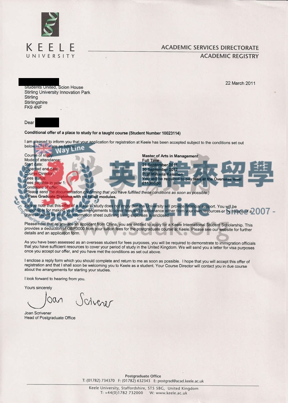 英國基爾大學管理學碩士