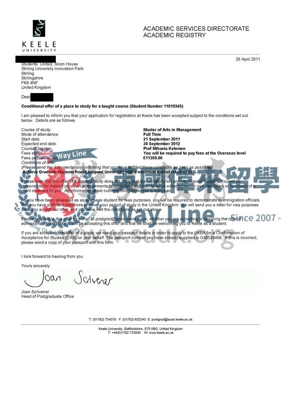 英國基爾大學管理學碩士