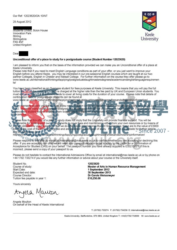 英國基爾大學人力資源管理學碩士