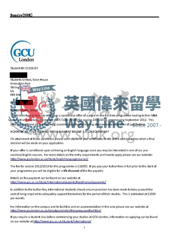 英國格拉斯哥卡里多尼亞大學倫敦校區MBA奢侈品牌營銷