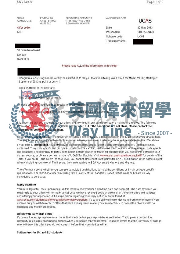 英國金斯頓大學音樂學本科