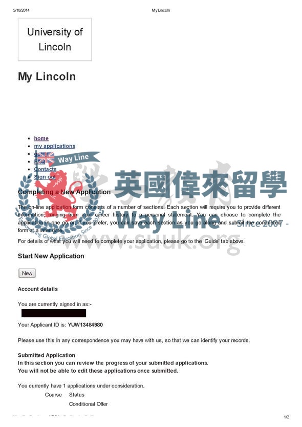 英國林肯大學數字媒體碩士