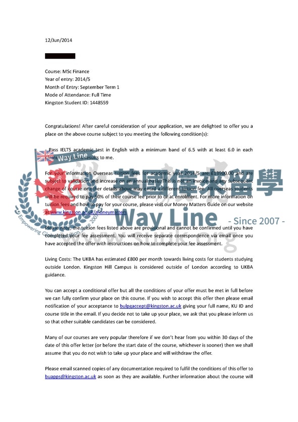 英國金斯頓大學金融碩士