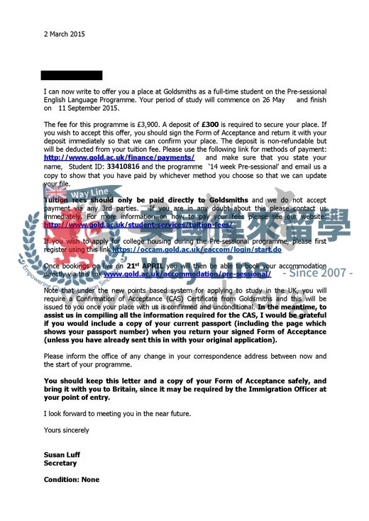 英國倫敦大學金史密斯學院14週會前英語課程