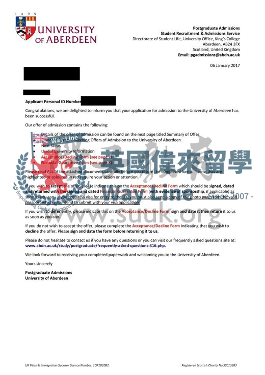 英國阿伯丁大學分析化學碩士