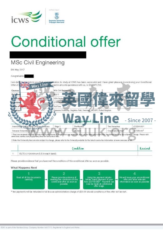 英國斯旺西大學土木工程碩士預科