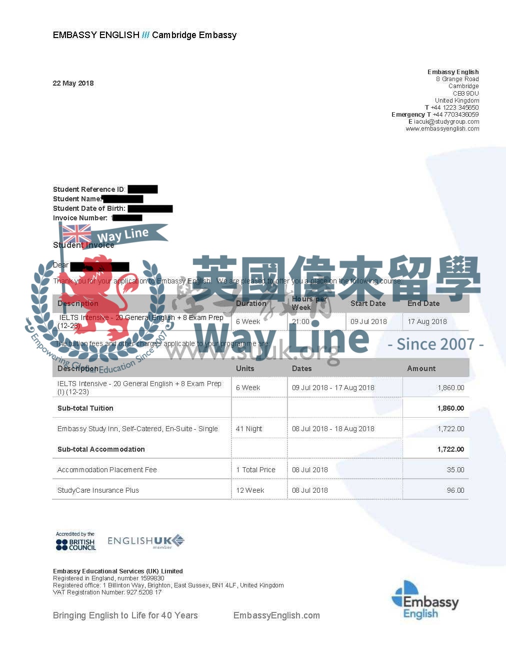 英國6周雅思課程