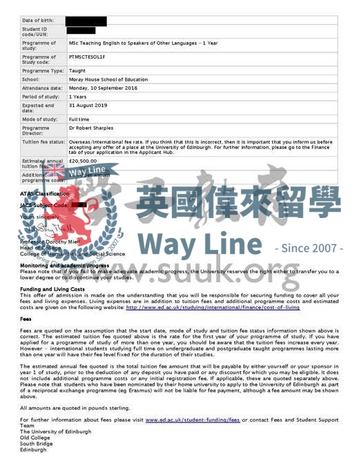 英國愛丁堡大學TESOL碩士