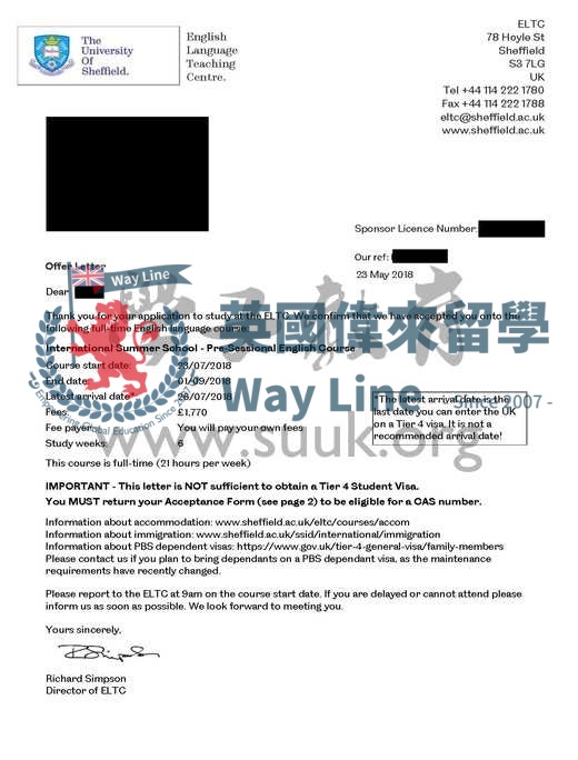 英國謝菲爾德大學全球新聞碩士