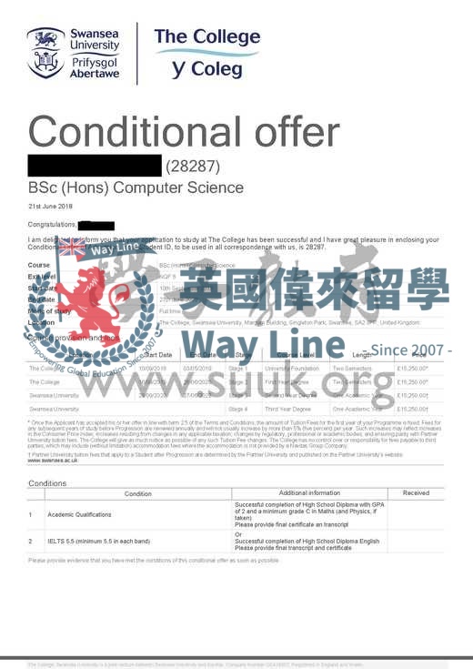 英國斯旺西大學計算機科學本科
