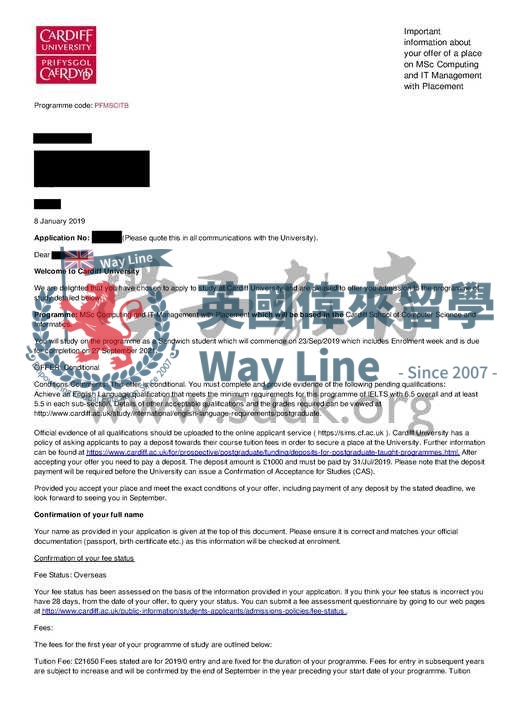 英國卡迪夫大學計算機與IT管理碩士