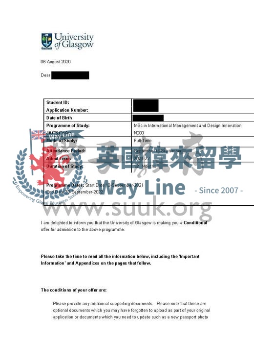 英國格拉斯哥大學國際管理與設計創新碩士