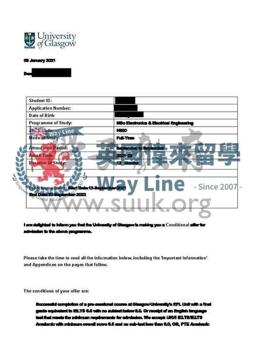 英國格拉斯哥大學電子與電氣工程碩士