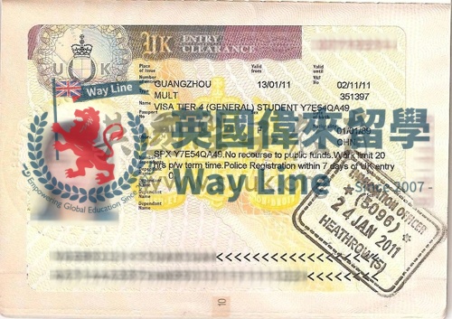 英國學生簽證(Tier 4)申請成功案例