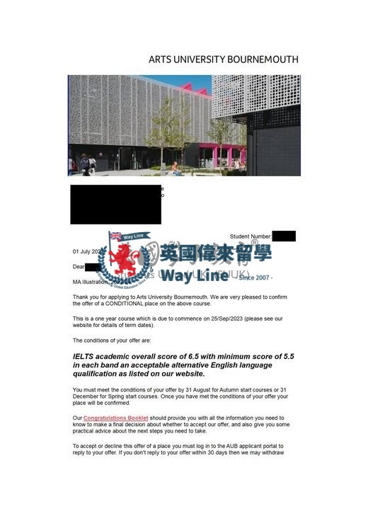 英國伯恩茅斯藝術大學插圖文學碩士