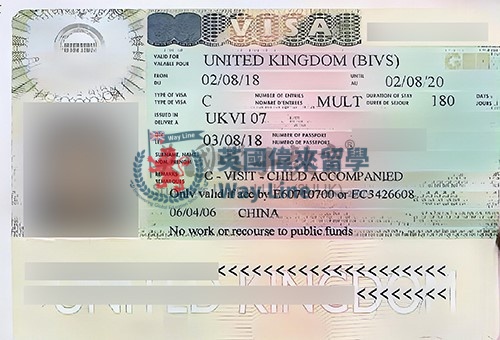 英國兒童訪客簽證申請成功案例